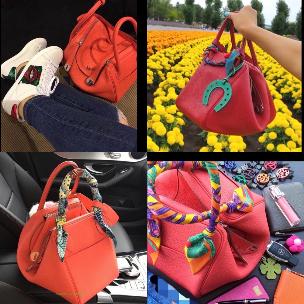 New Hermès Lindy 34 Bag Sanguine